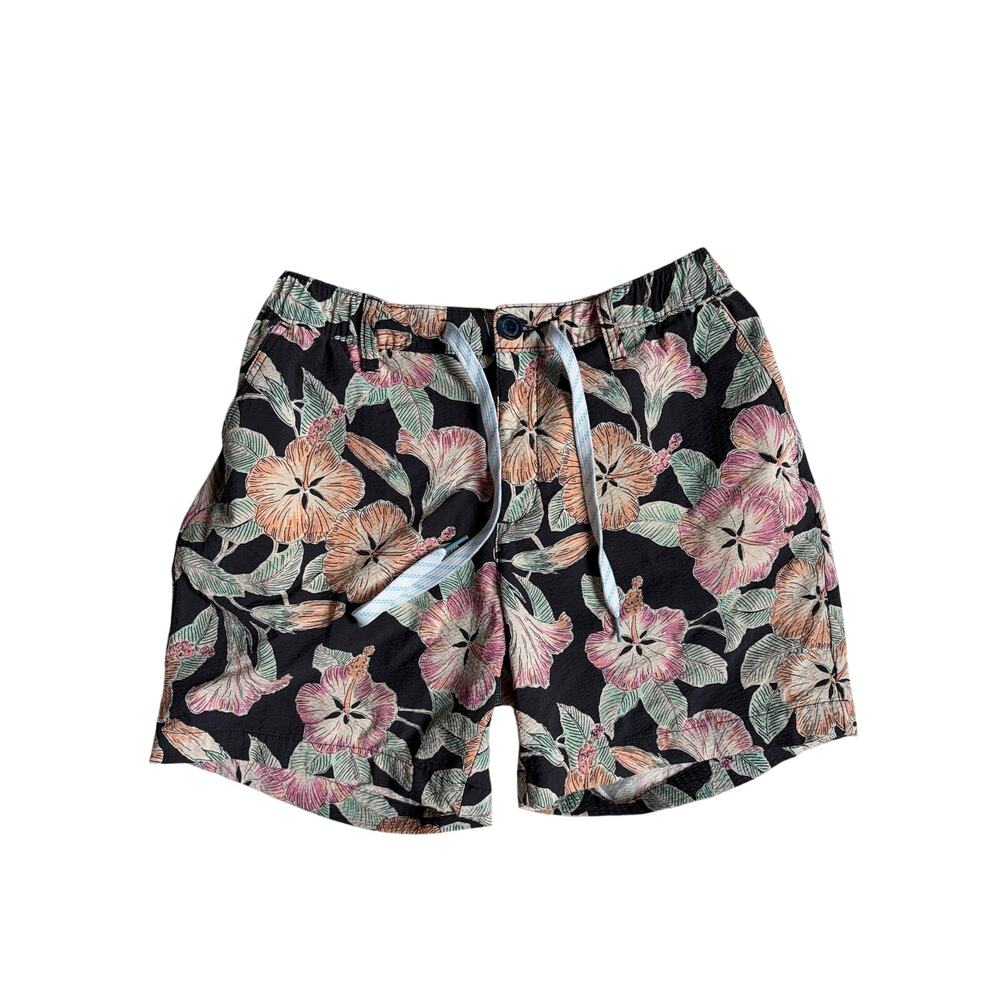 Chubbies The Pollen Farrells 6" Everywhere Short Stretch (Black Floral) - Medium